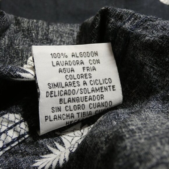 Molokai Surf Co. Men Shirt Size XL Black Pineapples Hawaiian Cotton Short Sleeve - Picture 10 of 11